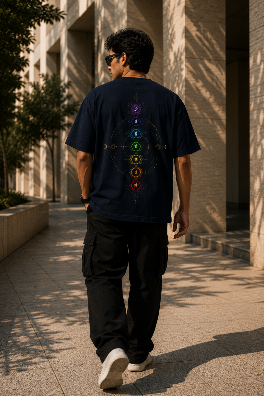 TEVAR Chakra Flow Oversized Tee