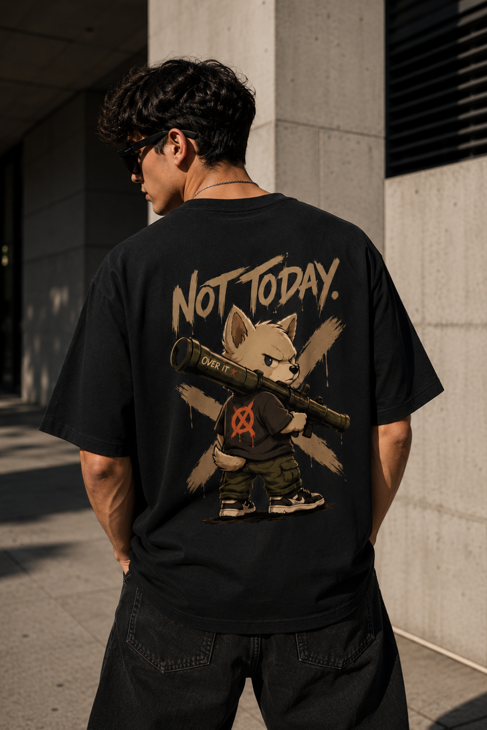 TEVAR Not Today Oversized Tee