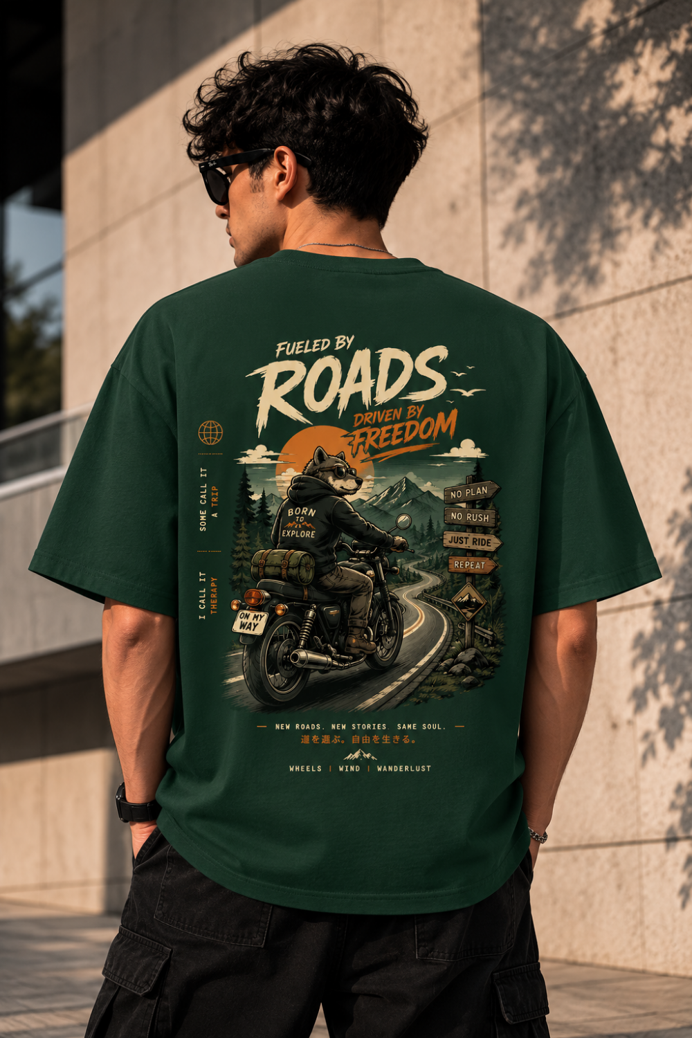 TEVAR Fueled By Roads Oversized Tee