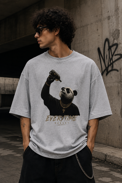 🐼 TEVAR Everytime Hungry Oversized Tee