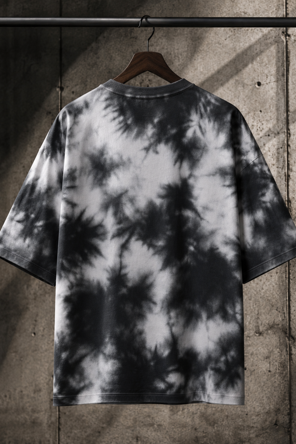 🌑 TEVAR Obsidian Cloud Tie-Dye Oversized Tee