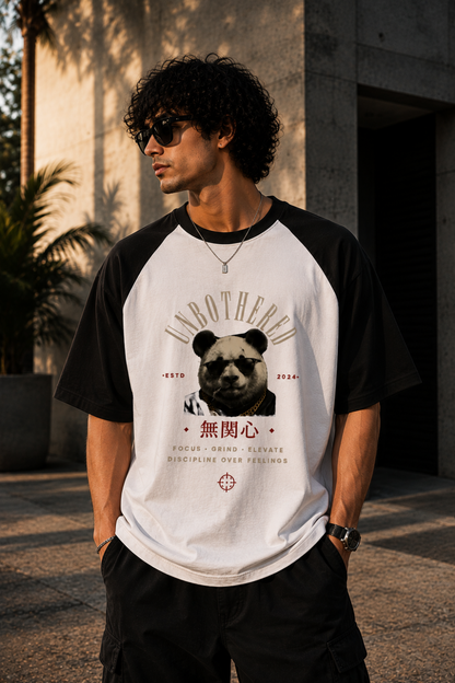 🐼 TEVAR Unbothered Raglan Oversized Tee