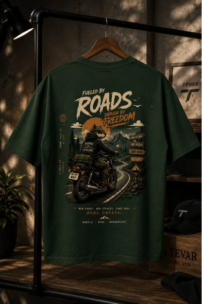 TEVAR Fueled By Roads Oversized Tee
