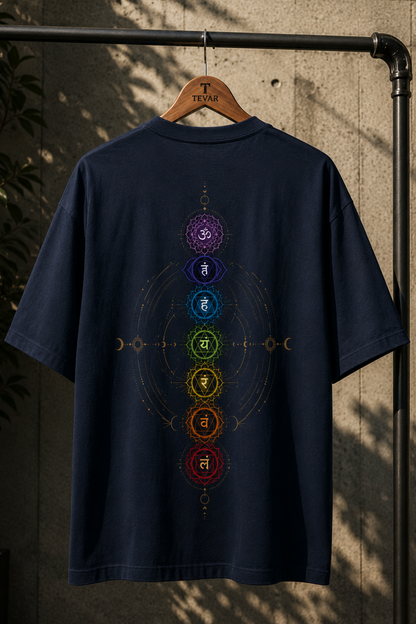 TEVAR Chakra Flow Oversized Tee