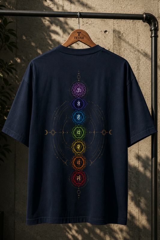 TEVAR Chakra Flow Oversized Tee