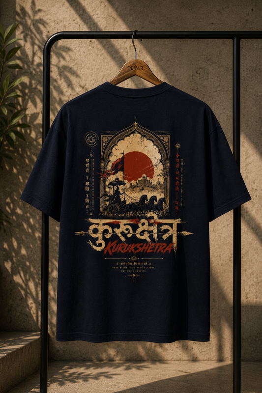 TEVAR Kurukshetra Legacy Oversized Tee ⭐