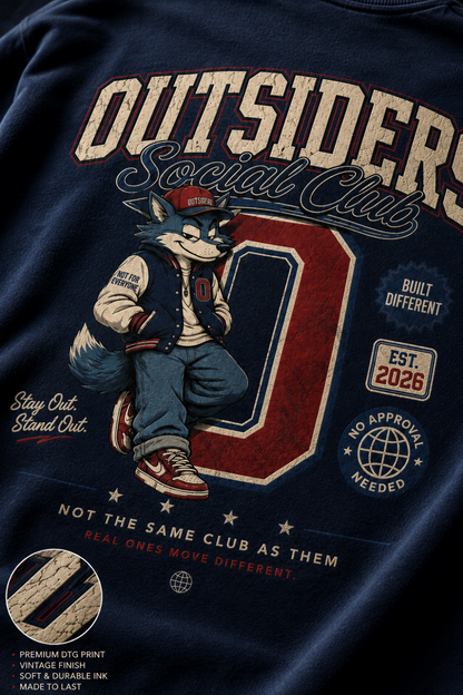 TEVAR Outsiders Club Oversized Tee ⭐