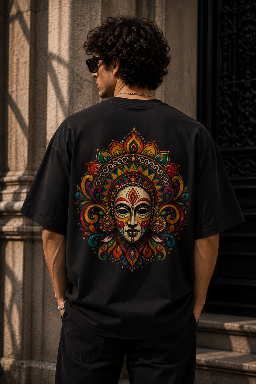 🎨 TEVAR Tribal Soul Oversized Tee