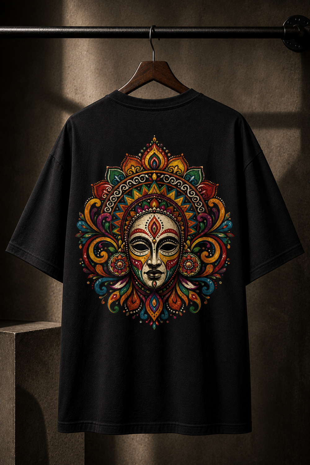 🎨 TEVAR Tribal Soul Oversized Tee