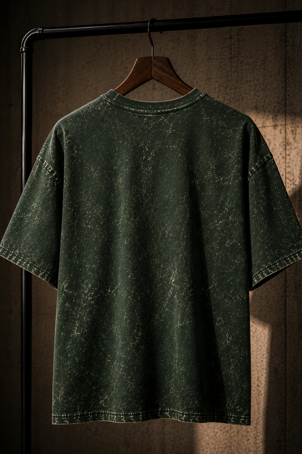 🌿 TEVAR Unbound Acid Wash Oversized Tee