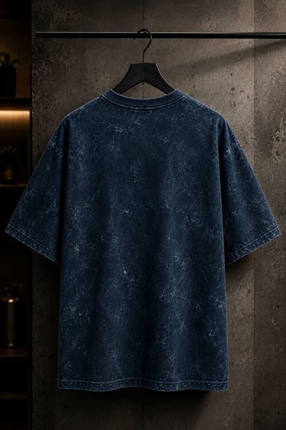 🌌 TEVAR Beyond Acid Wash Oversized Tee
