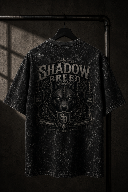 Shadow Breed Oversized Acid Wash Tee