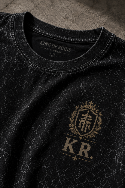 King of Ruins Oversized Acid Wash Tee