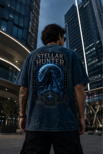 Stellar Hunter Oversized Acid Wash Tee