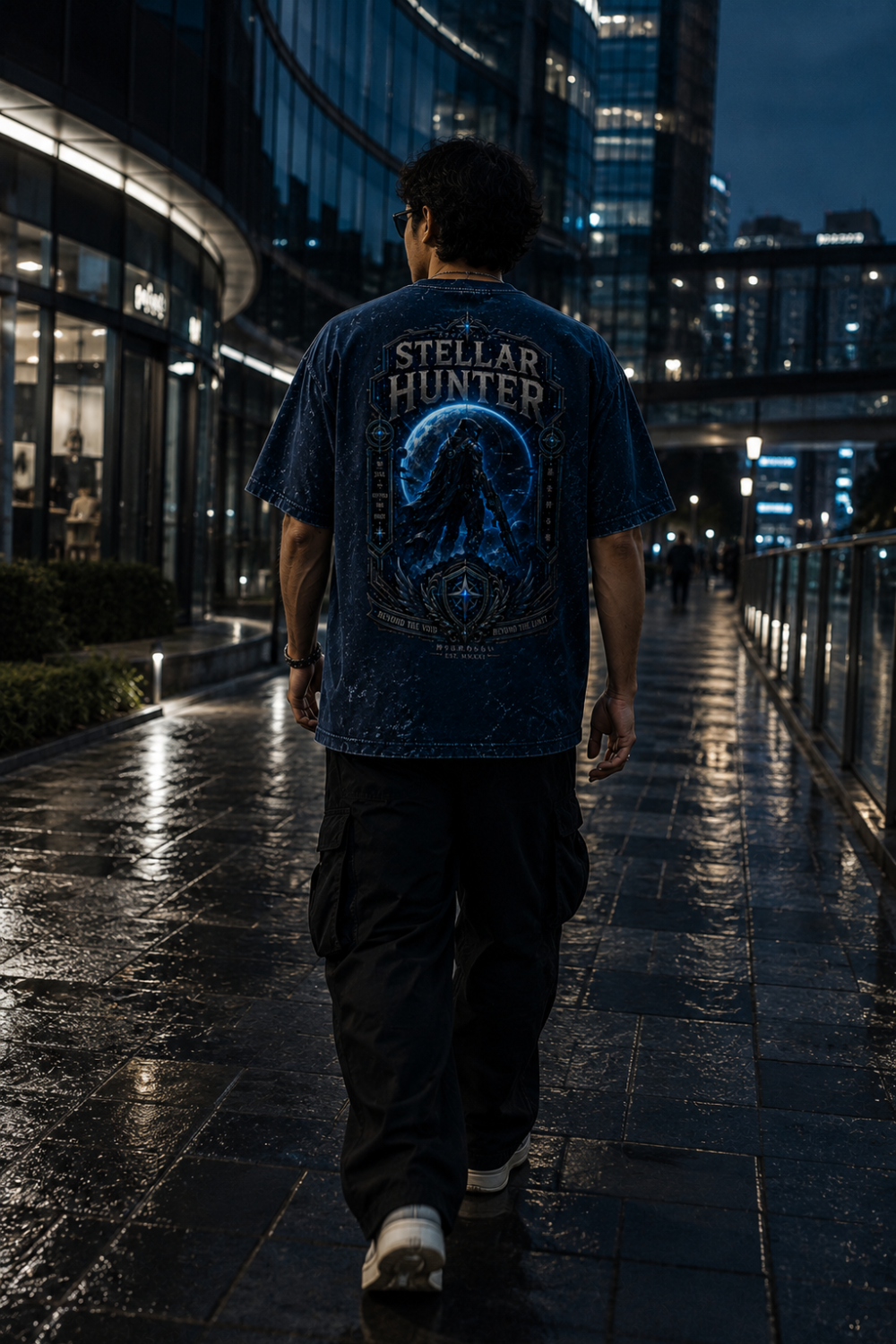 Stellar Hunter Oversized Acid Wash Tee