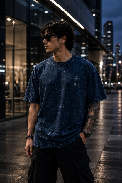 Stellar Hunter Oversized Acid Wash Tee