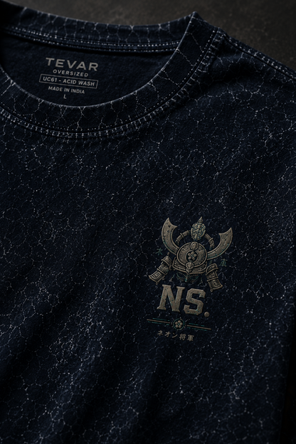 Neon Shogun Oversized Acid Wash Tee