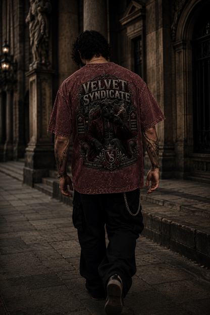 Velvet Syndicate Oversized Acid Wash Tee