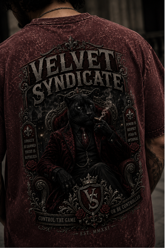 Velvet Syndicate Oversized Acid Wash Tee