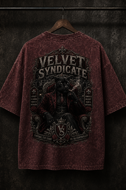 Velvet Syndicate Oversized Acid Wash Tee