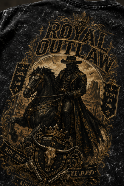 Royal Outlaw Oversized Acid Wash Tee