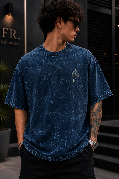 Frost Revenant Oversized Acid Wash Tee