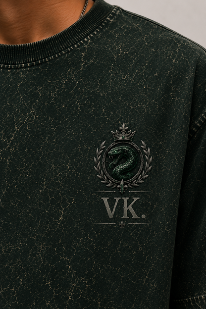 Venom King Oversized Acid Wash Tee