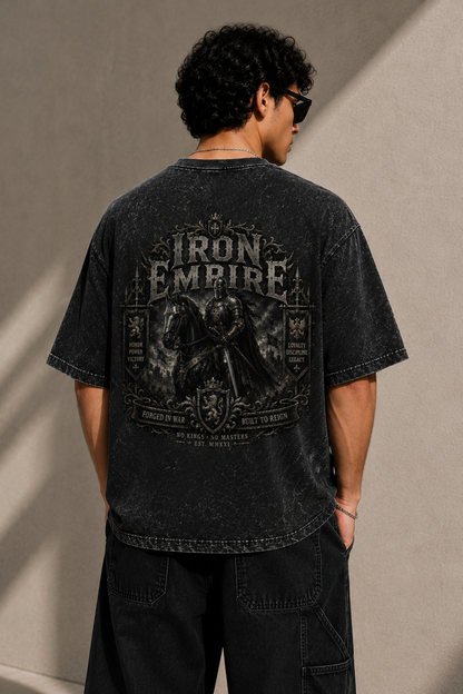 Iron Empire Oversized Acid Wash Tee