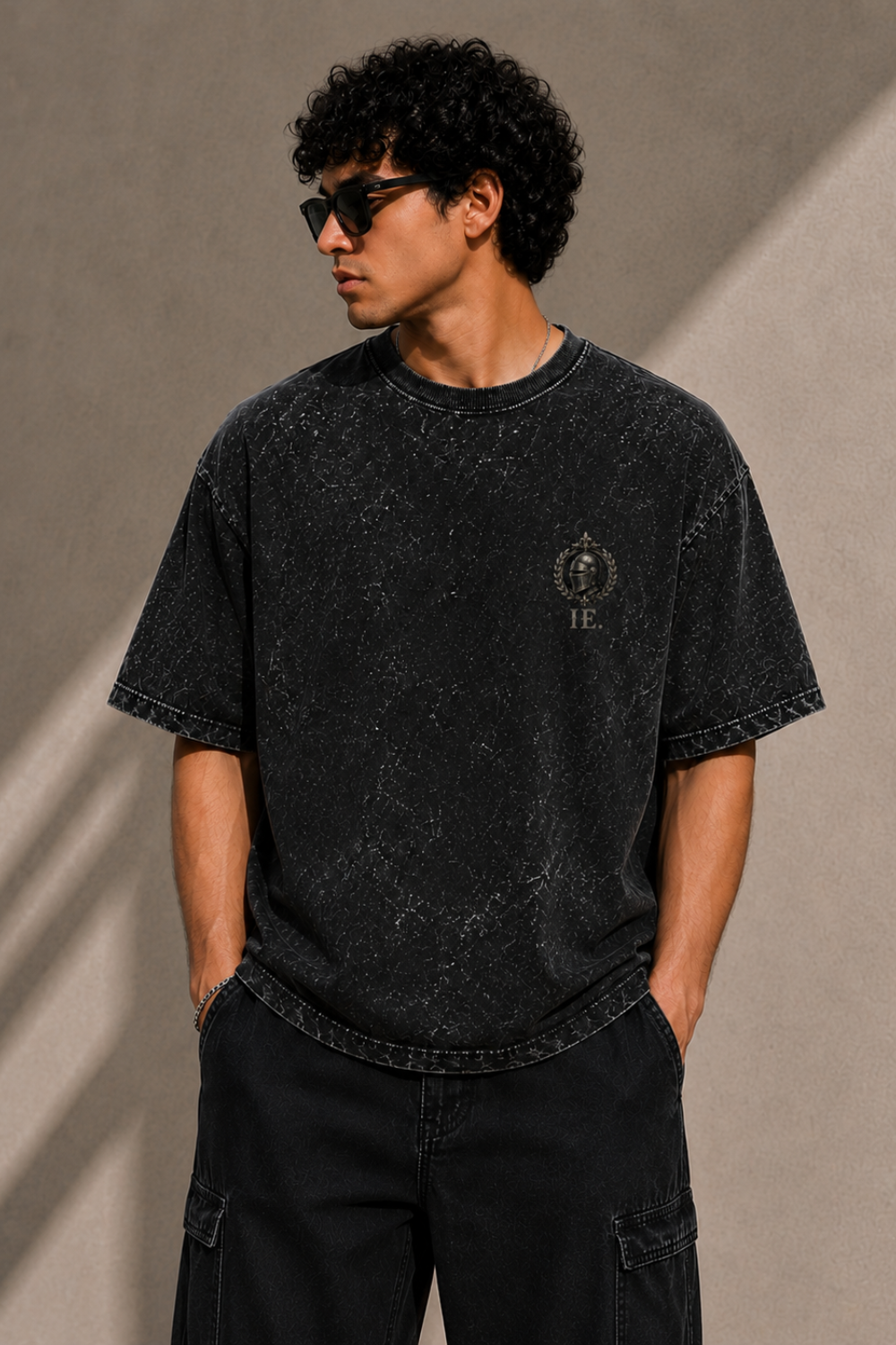 Iron Empire Oversized Acid Wash Tee