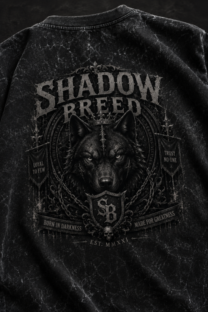 Shadow Breed Oversized Acid Wash Tee